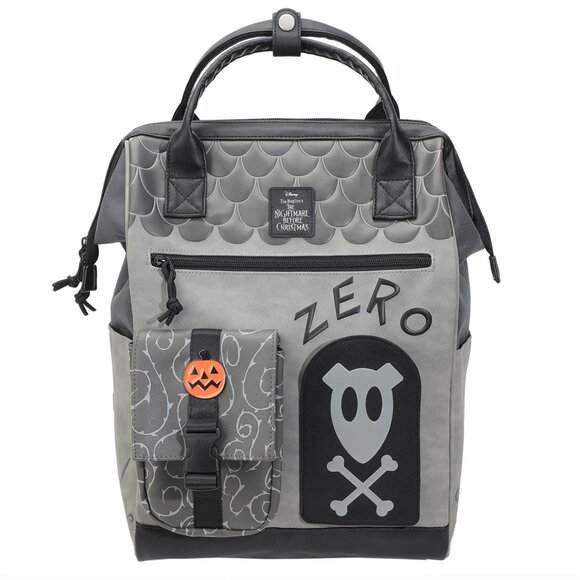 Nightmare Before Christmas Zero Dog House Backpack with Jack and Sally Keychain - Picture 2 of 9